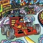 Formula 1 - Quadro small in velluto da colorare ColorVelvet