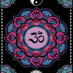Mandala Om – Quadro small in velluto da colorare ColorVelvet