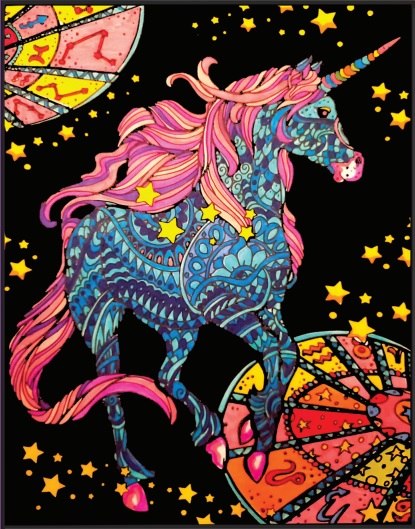 L178 Unicorno e Segni zodiacali