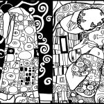 Klimt – Quaderno A5 in velluto da colorare ColorVelvet
