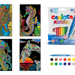 Acquarium – Cartoline in velluto da colorare ColorVelvet