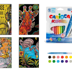 Zoo – Cartoline in velluto da colorare ColorVelvet