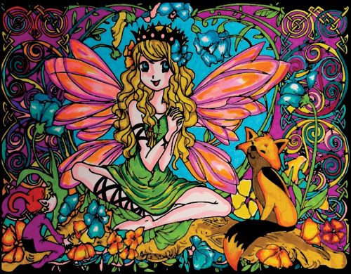 Disegno da colorare Fata Manga - Giochi Creativi per Ragazzi